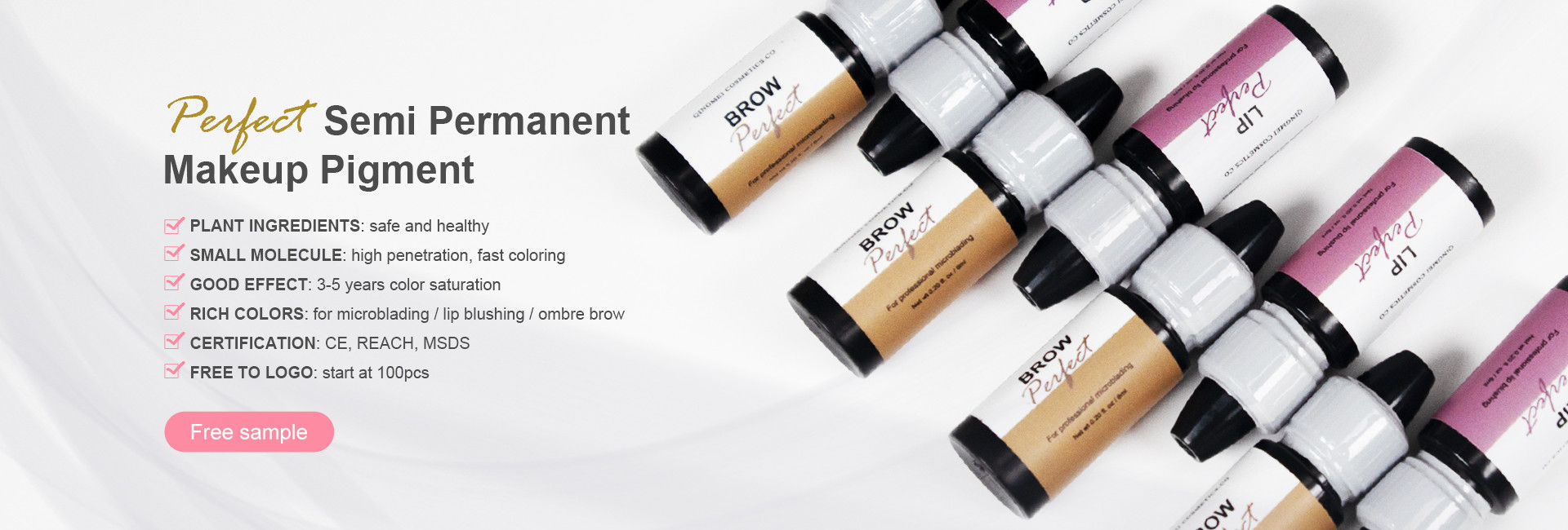 Qualité Kit permanent de tatouage de maquillage usine