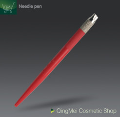 Broderie Pen Microblading Hand Tool de Rose Red Cosmetic Microblading Eyebrow